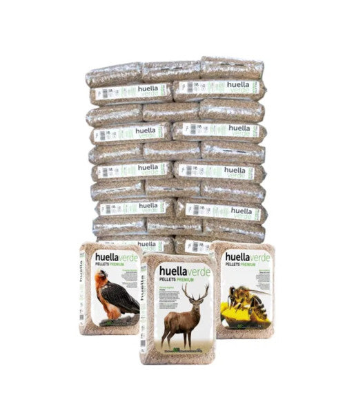 PALET DE 77 SACOS DE PELLET HUELLA VERDE A1+