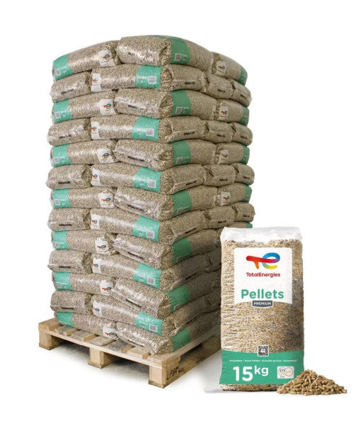 PALET DE 80 SACOS DE PELLETS TOTAL ENERGIES